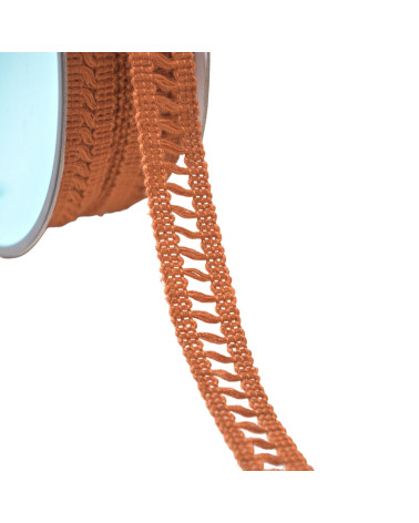 15mm rust-coloured day scale braid by the metre