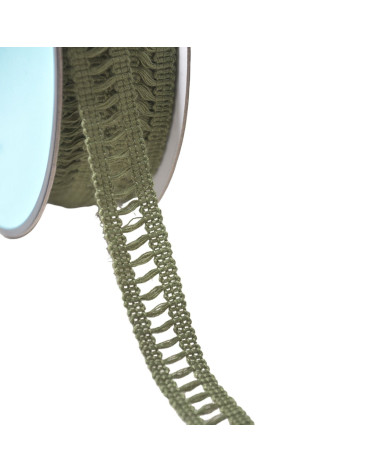 Day braid scale 15mm khaki by the meter