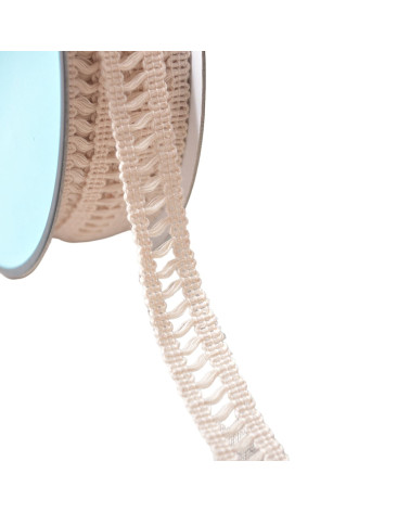 15mm ecru day scale braid by the meter
