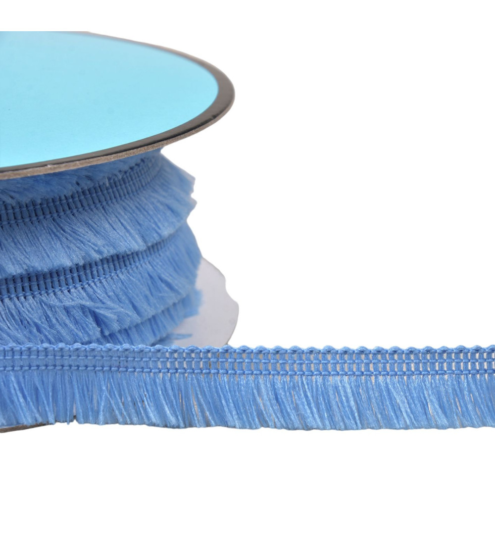 Small fringe 13mm gypsy blue per meter
