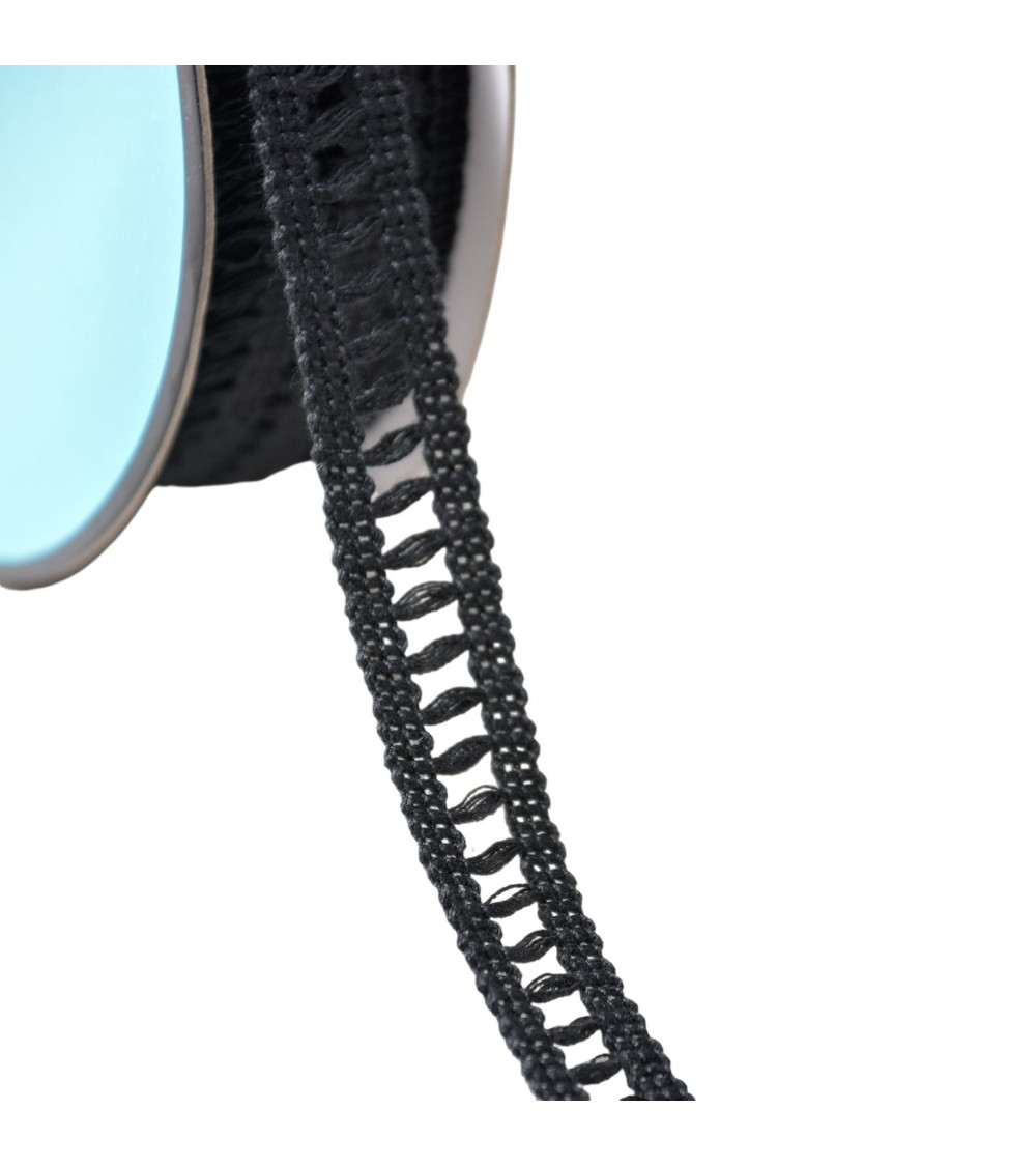 25m reel of 15mm black scale day braid