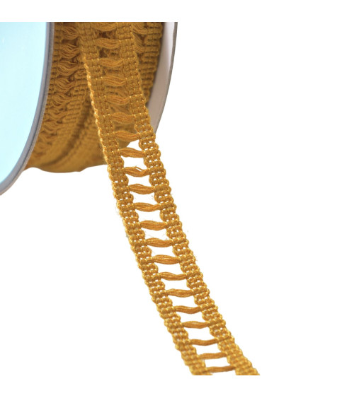 25m reel day braid scale 15mm mustard