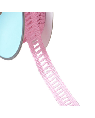 Bobine 25m galon jour échelle 15mm rose clair