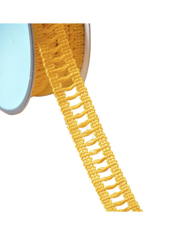 25m reel of 15mm yellow/orange daylight braid