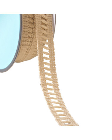 25m reel of 15mm beige scale day braid