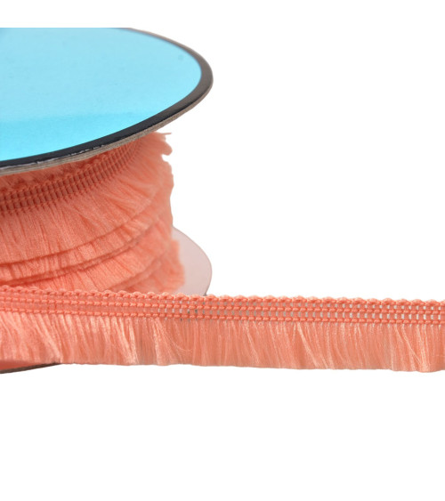 25m spool small fringe 13mm salmon