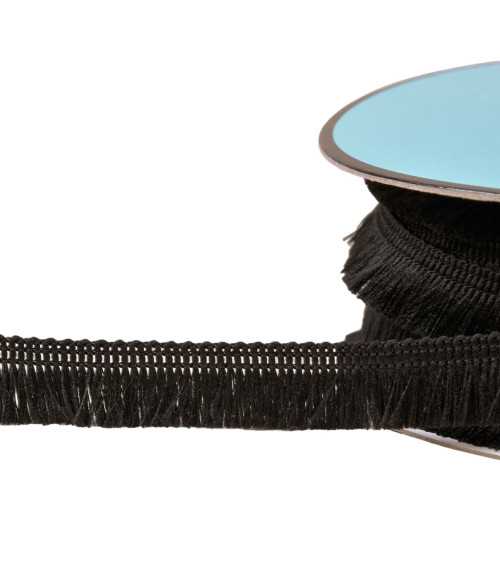 25m spool small fringe 13mm black