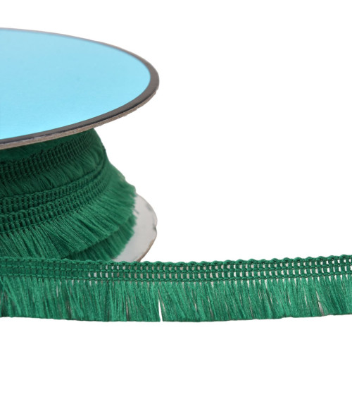 Bobine 25m petite frange 13mm vert foncé