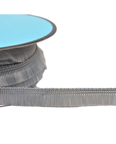 Spool of 25m small fringe 13mm light gray