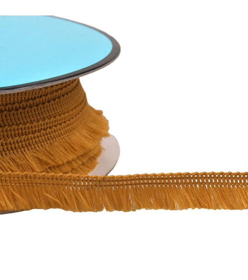 25m spool small fringe 13mm mustard