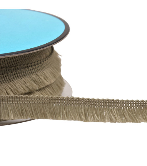 25m spool small fringe 13mm taupe
