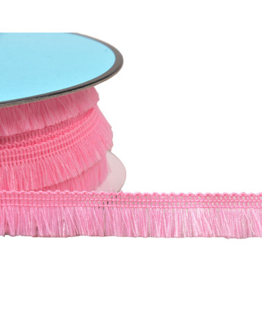 Spool of 25m small fringe 13mm light pink