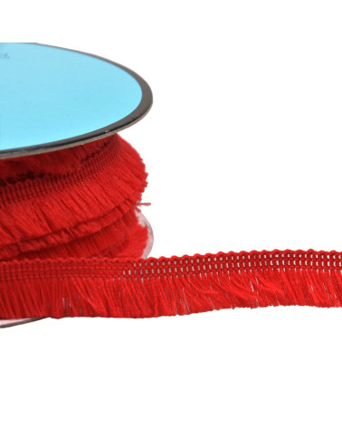 Spool 25m small fringe 13mm red Hermes
