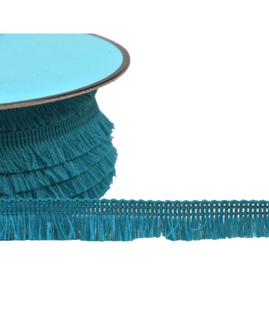 Bobina da 25 m con frange piccole da 13 mm blu anatra