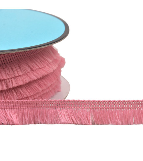 25m spool small fringe 13mm old pink