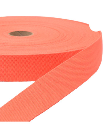 Bobine 20m sangle orange fluo