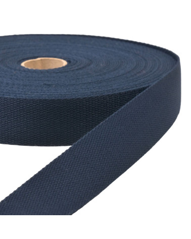20m reel navy blue webbing