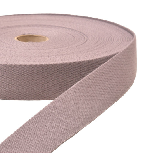 20m spool of chocolate brown webbing