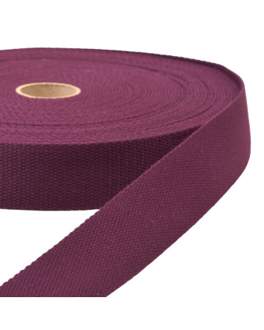 Bobine 20m sangle violet prune