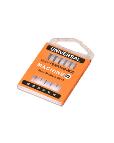Assortment of 6 universal sewing machine needles size 90