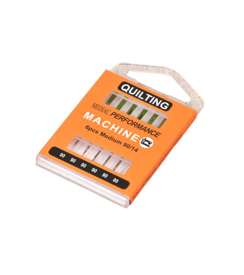 Assortment of 6 universal quilting sewing machine needles size 90