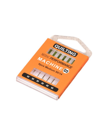 Assortiment de 6 aiguilles machine à coudre universelles quilting taille 90