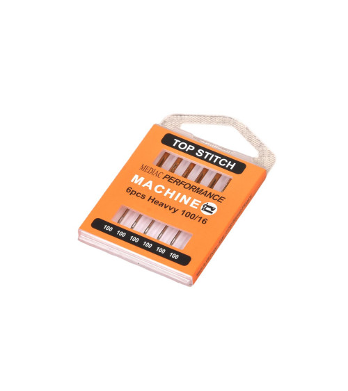 Assortiment de 6 aiguilles machine à coudre universelles à surpiquer taille 100