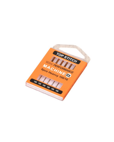 Assortiment de 6 aiguilles machine à coudre universelles à surpiquer taille 100