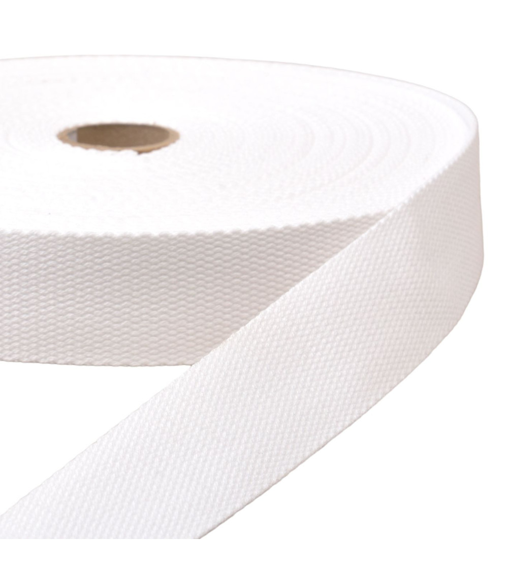 White webbing by the meter