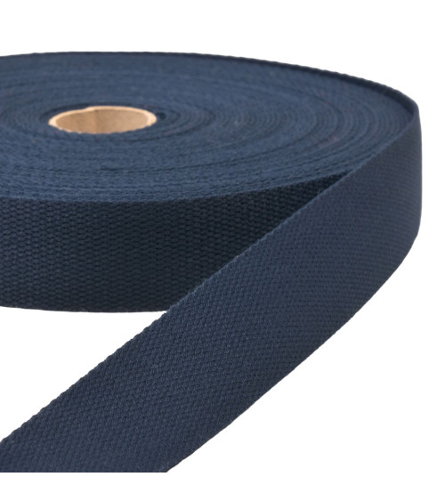Navy blue webbing per meter