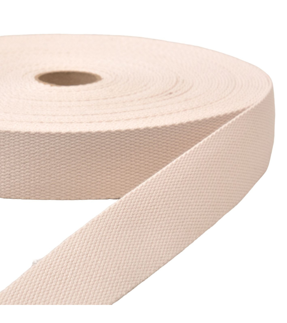 Ecru webbing by the meter