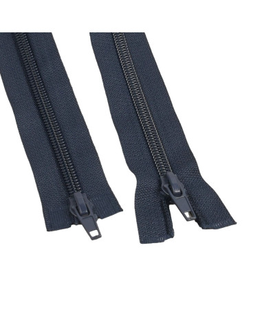 Navy blue separable mouth-to-mouth spiral closure