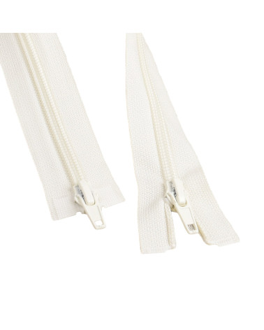 Ivory separable mouth-to-mouth spiral closure
