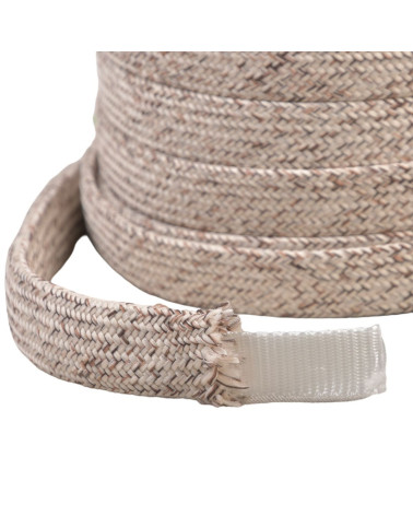 Heathered braid for bag handles 16mm ecru