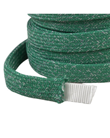 Heathered braid for bag handles 16mm khaki green