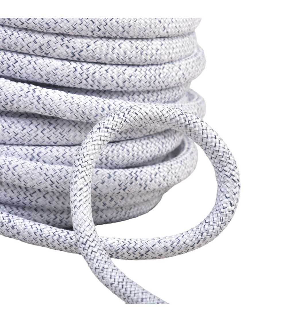 Heathered cord for bag handles 10mm white