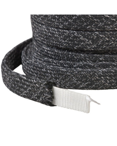 20m spool of mottled braid for bag handles 16mm black