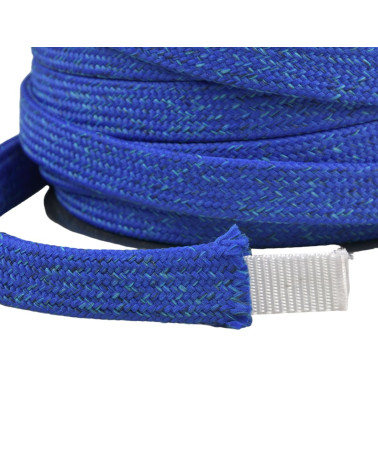20m spool of mottled braid for bag handles 16mm royal blue