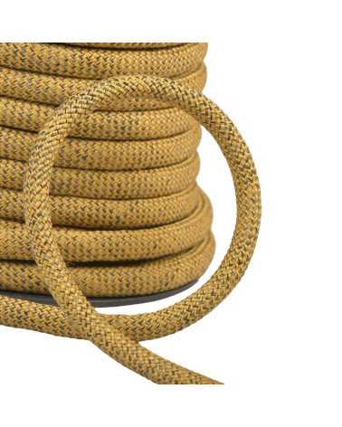 15m reel of mottled cord for bag handles 10mm mustard