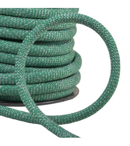 15m spool of mottled cord for bag handles 10mm khaki green