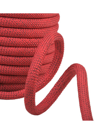 15m spool of mottled cord for bag handles 10mm burgundy