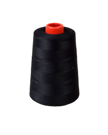 Cône fils polyester 5000 yards/4572mètres haute qualité noir
