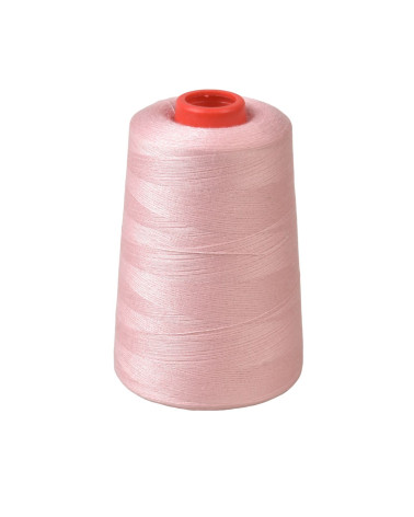 Cono de hilo de poliéster 5000 yardas/4572 metros de alta calidad rosa