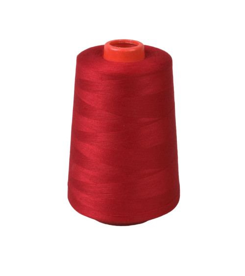 Cône fils polyester 5000 yards/4572mètres haute qualité rouge