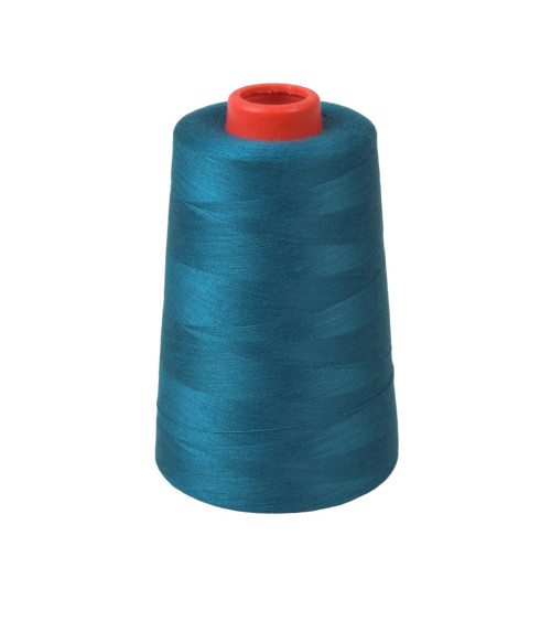 Cône fils polyester 5000 yards/4572mètres haute qualité bleu