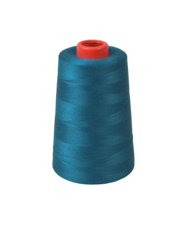 Polyester thread cone 5000 yards/4572 meters high quality blue