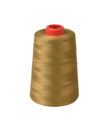 Polyester thread cone 5000 yards/4572 meters high quality beige