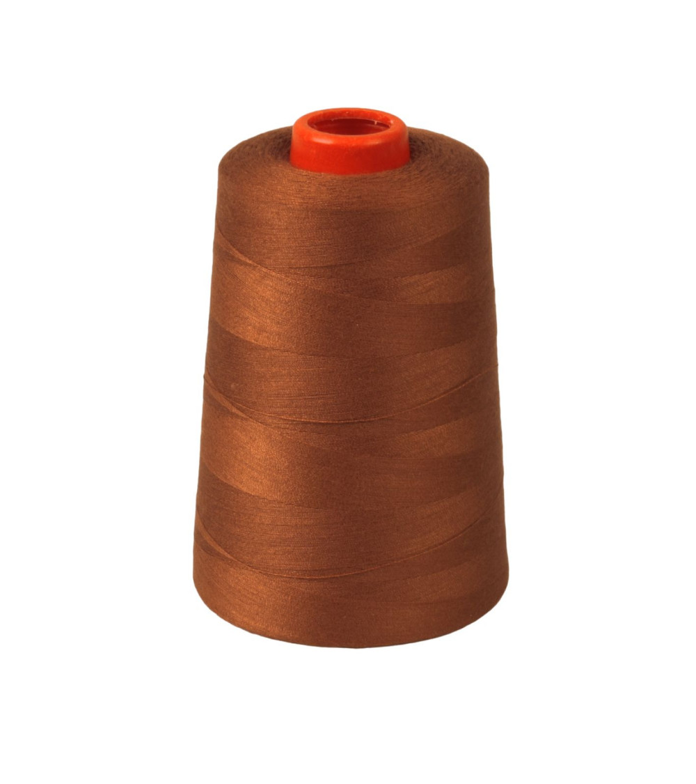 Polyester thread cone 5000 yards/4572 meters high quality copper