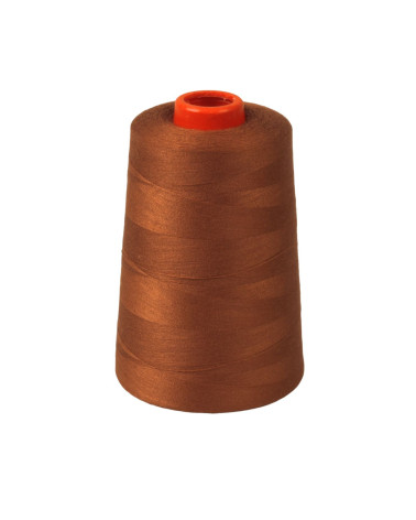 Polyester thread cone 5000 yards/4572 meters high quality copper