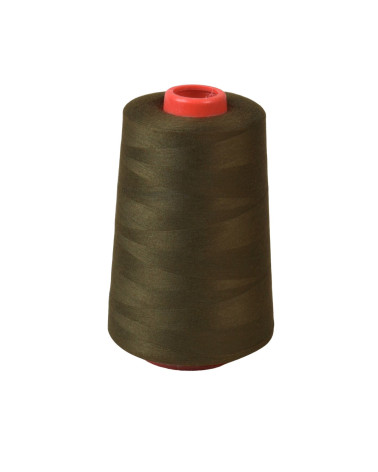 Polyester thread cone 5000 yards/4572 meters high quality khaki